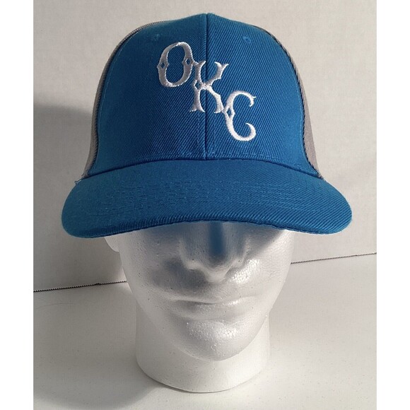 Oklahoma City OKC Dodgers Comets MiLB Baseball Cap Hat Blue Gray Snapback Minors - Picture 1 of 3